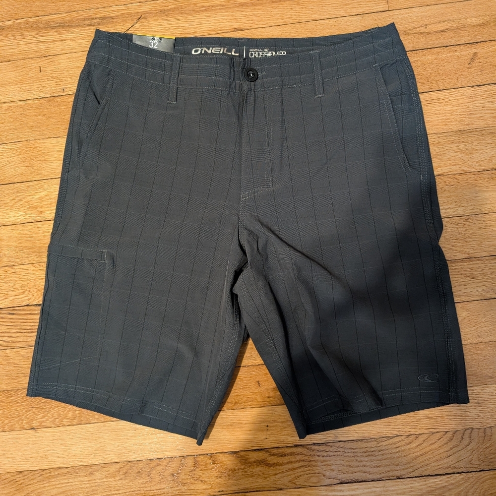 Mens O'Neil Hybrid Active short 32/Waist NWT Slate Grey